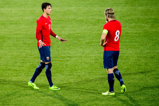 Rafik Zekhnini and Iver Fossum of Norway