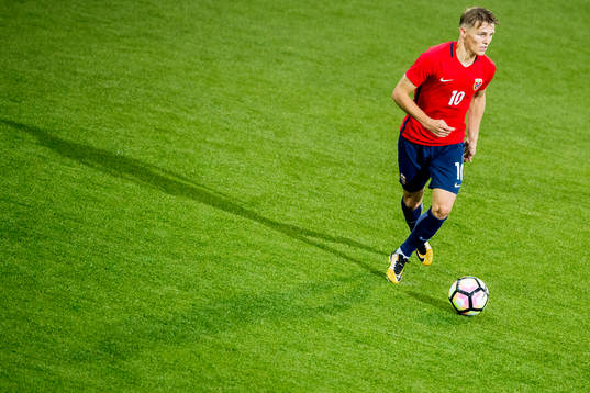 Bläddra bland fler bilder av Football, UEFA Euro Under-21 Qualifier, Norway - Israel