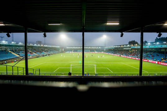 General view over Marienlyst stadion