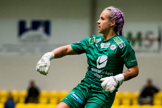 Goalkeeper Alyssa Rose Giannetti of Arna-Bjørnar