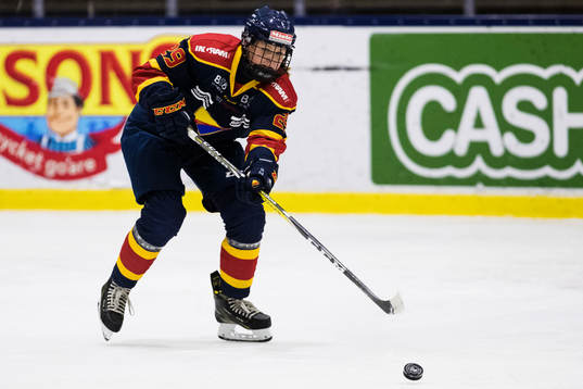 Djurgårdens Josefin Bouveng med pucken