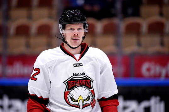 Malmö Redhawks Lars Bryggman jublar