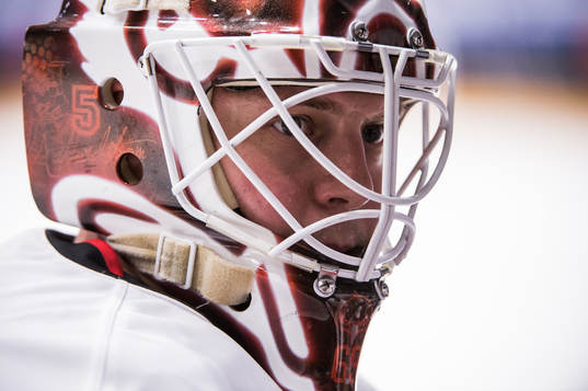 Malmö Redhawks målvakt Oscar Alsenfelt