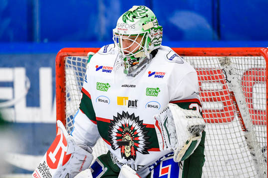 Frölundas målvakt Johan Gustafsson