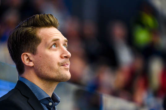 Växjös tränare Sam Hallam