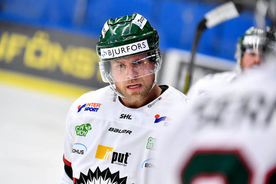 Frölundas Sean Bergenheim jublar