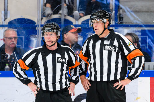 Domare Pehr Claesson och Morgan Johansson