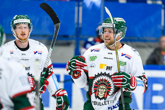 Frölundas Sean Bergenheim jublar
