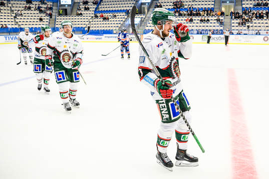 Frölundas Sebastian Stålberg jublar