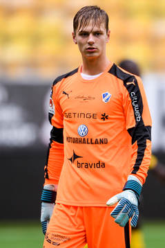Halmstads målvakt Simon Andersson