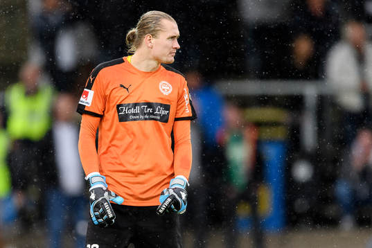 Värnamos målvakt Tobias Andersson