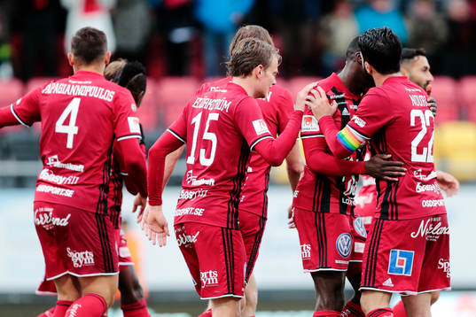 Östersunds Sotirios Papagiannopoulus, Tim Björkström och