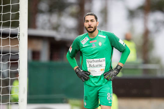 AFC Eskilstunas målvakt Alireza Haghighi