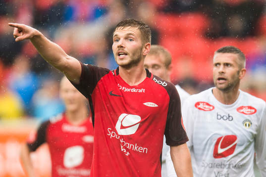 Gilli Rólantsson of Brann points