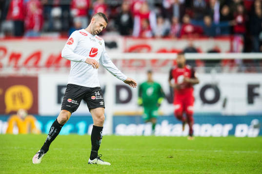 Kjetil Wæhler of Sogndal looks dejected