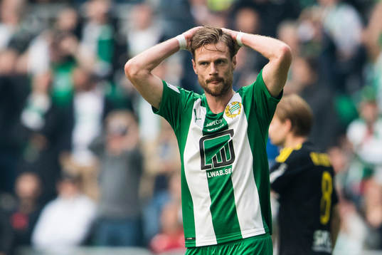 Hammarbys Arnór Smárason deppar
