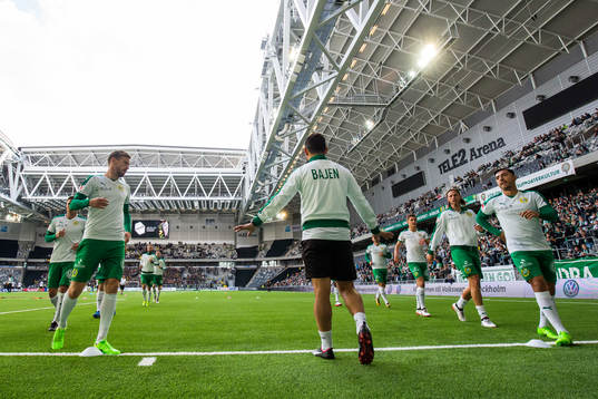 Hammarbys Arnór Smárason och Jiloan Hamad