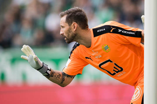 Hammarbys målvakt Johan Wiland