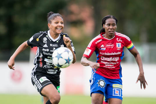 Piteås Madelen Janogy och Vittsjös Ifeoma Dieke