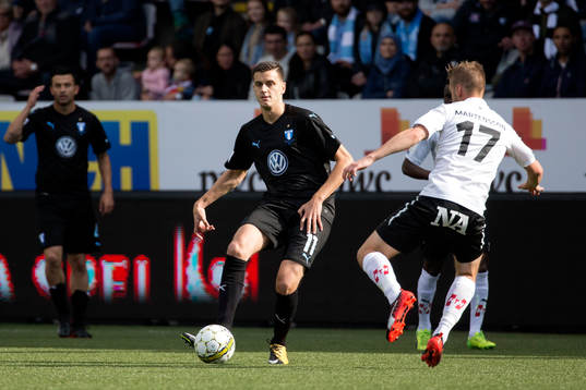 Malmö FFs Alexander Jeremejeff och Örebros Johan