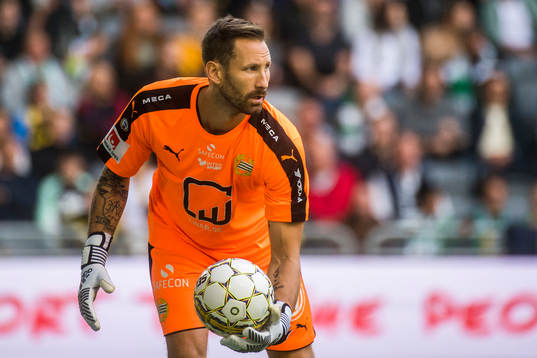 Hammarbys målvakt Johan Wiland