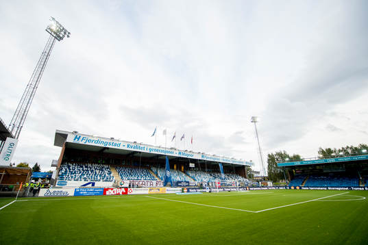 General view of Marienlyst stadion ahead of the