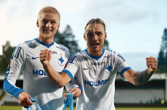 Norrköpings målgörare Kalle Holmberg och Linus Wahlqvist