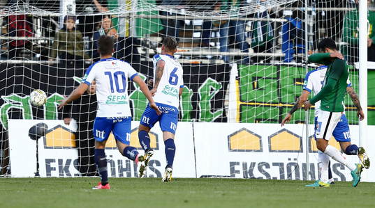 Mål 1-1 av Norrköpings Linus Wahlqvist