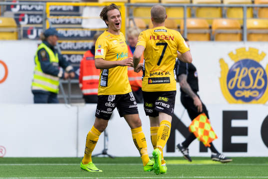 Elfsborgs Viktor Prodell jublar