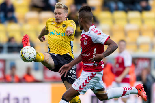 Elfsborgs Per Frick och Kalmars Mikael Dyrestam