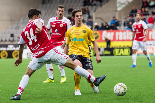 Elfsborgs Per Frick och Kalmars Herman Hallberg