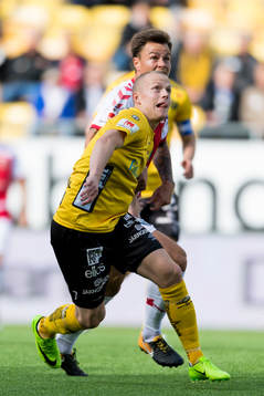 Elfsborgs Daniel Gustavsson och Kalmars Melker Hallberg