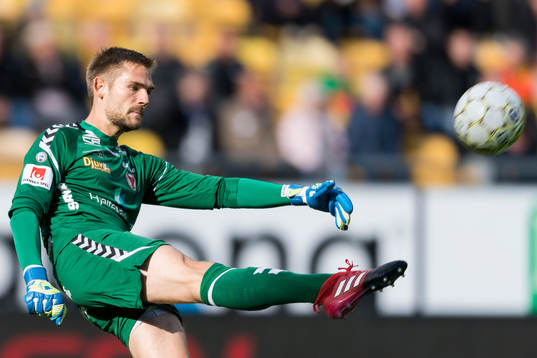 Kalmars målvakt Lucas Hägg-Johansson
