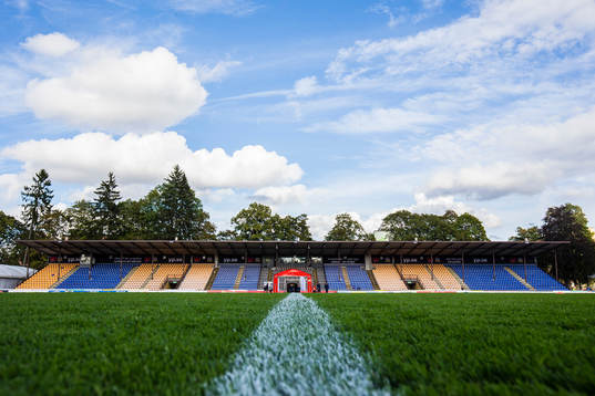Studenternas IP innan fotbollsmatchen i Allsvenskan mellan