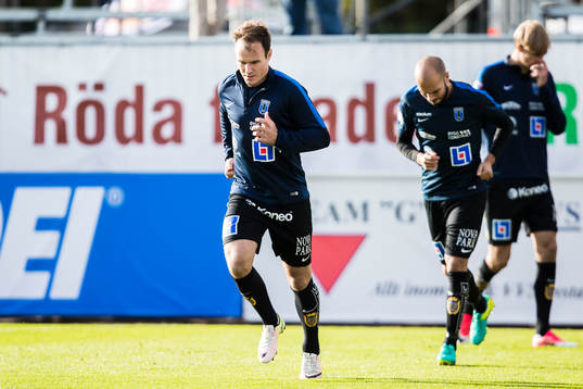 Sirius Niklas Busch Thor innan fotbollsmatchen i