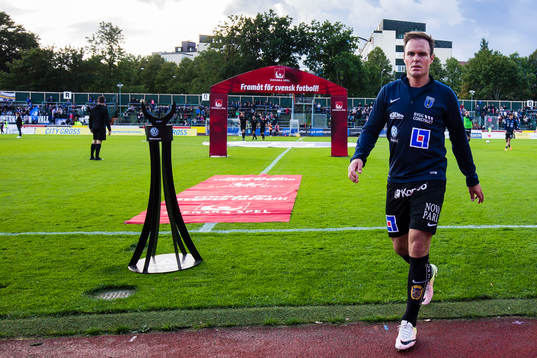 Sirius Niklas Busch Thor innan fotbollsmatchen i