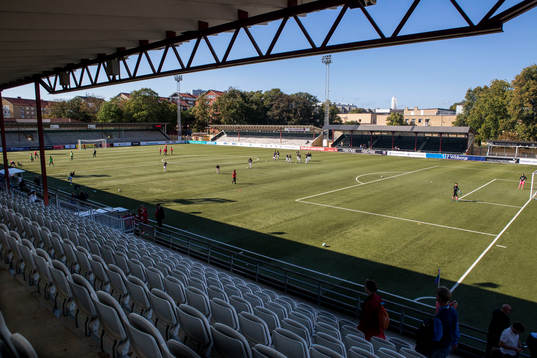 Vy över Malmö Idrottsplats