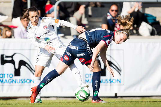 Rosengårds Iva Landeka och Linköpings Maja Kildemoes