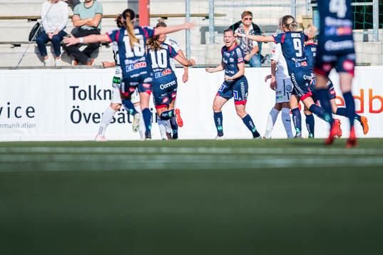 Linköpings Kristine Minde jublar