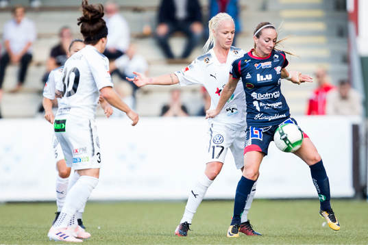Rosengårds Caroline Seger och Linköpings Kosovare Asllani