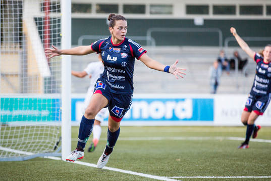 Linköpings Marija Banusic jublar
