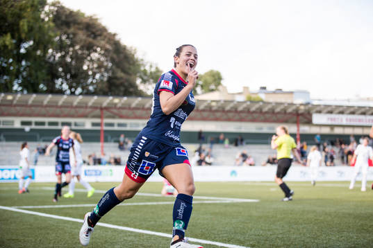 Linköpings Marija Banusic jublar