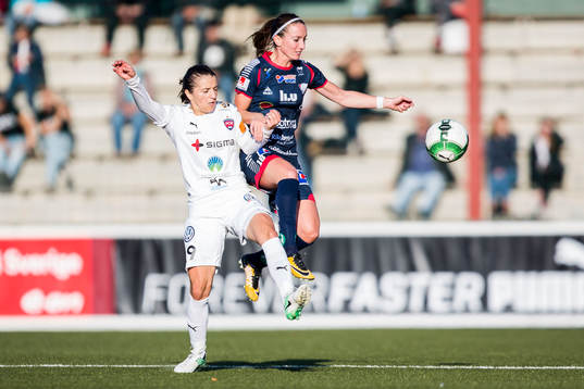 Rosengårds Iva Landeka och Linköpings Kosovare Asllani