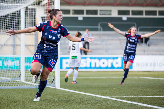 Linköpings Marija Banusic jublar