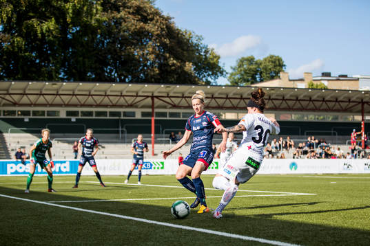 Linköpings Janni Arnth och Rosengårds Ella Masar McLeod