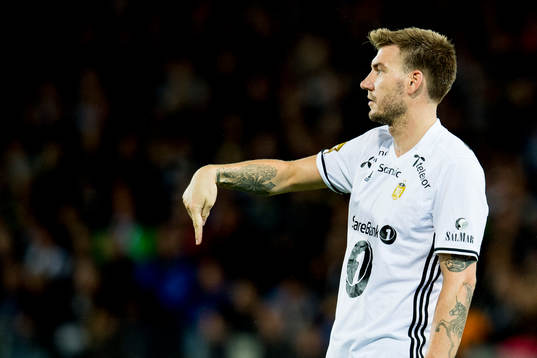 Nicklas Bendtner of Rosenborg