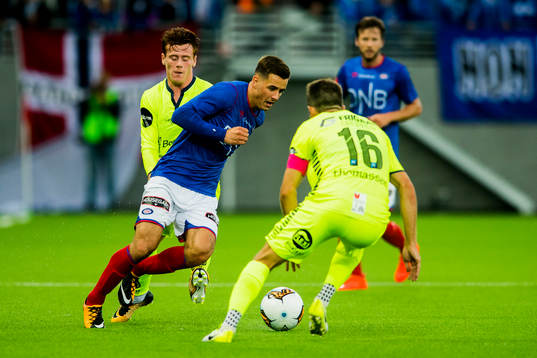 Aron Leonard Dønnum of Vålerenga, Tobias Heintz and
