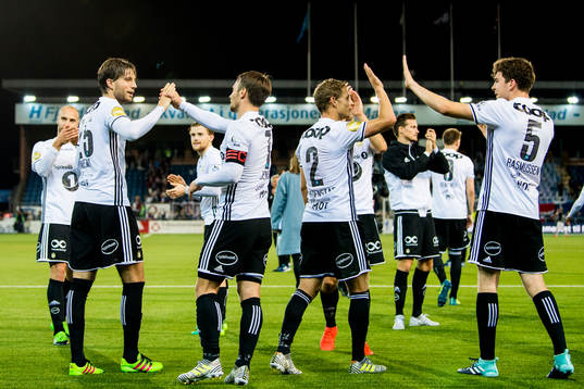 Marius Lundemo of Rosenborg, Mike Jensen, Vegar Eggen