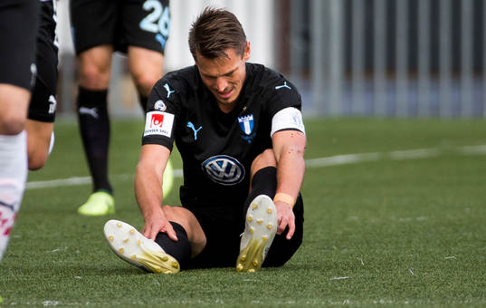 Malmö FFs Markus Rosenberg deppar