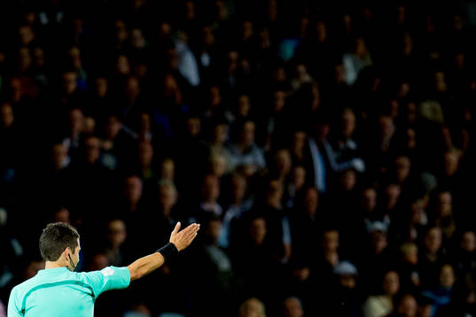 Referee Tore Hansen